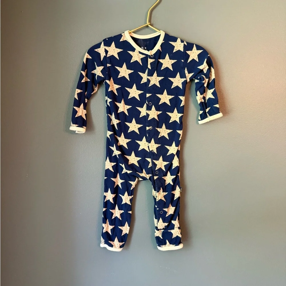 Kickee pants star romper‎